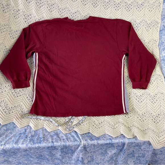 Vintage Abercrombie & Fitch Y2K XL Embroidered Logo T Shirt Preppy Long Sleeved - Picture 6 of 9